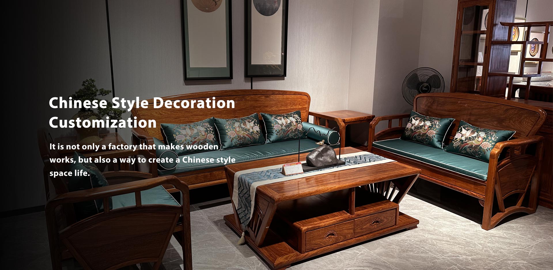 Usine de canapés de style chinois