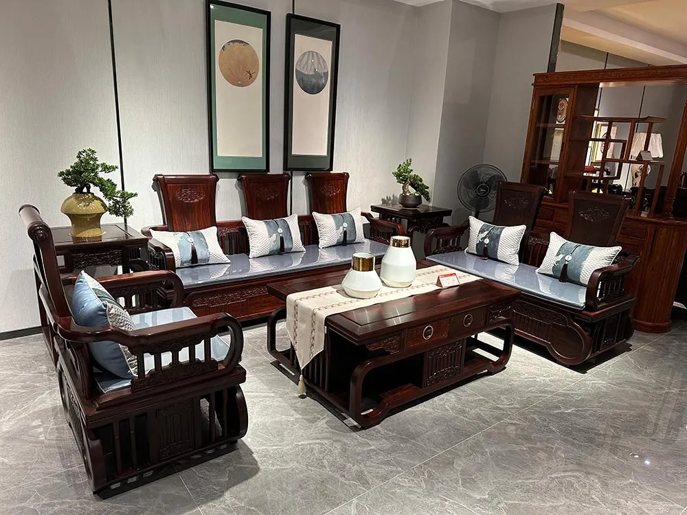 Quelles sont les méthodes d'entretien du canapé en bois massif nouveau style chinois?