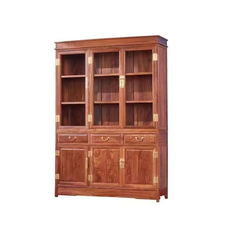 Bibliothèque à porte en verre de style chinois