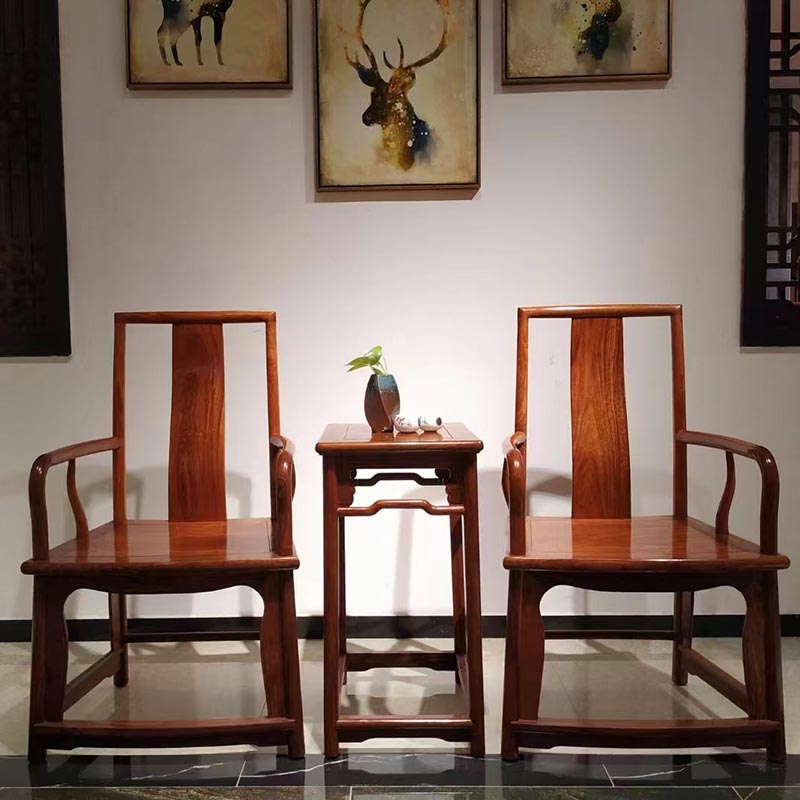 Chaise de bureau fauteuil rétro chinois